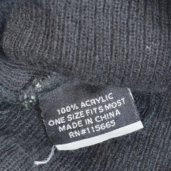 Cowabunga TMNT Ninja Turtles Pattern Patch Winter Hat Beanie Pom Pom Unisex OS - Picture 4 of 4